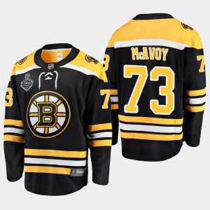 Herren Boston Bruins Eishockey Trikot Charlie McAvoy #73 Stanley Cup Final Heim Breakaway Schwarz